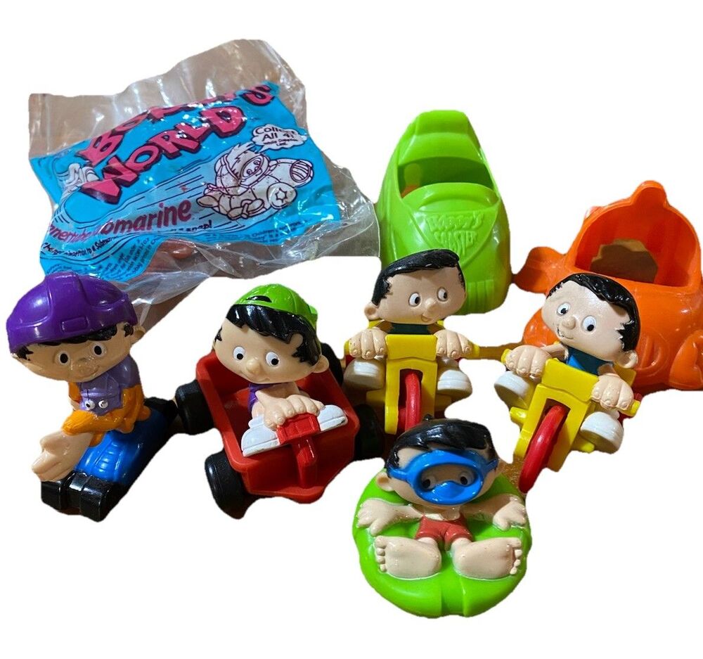 Fox Bobby's World McDonald's Inner Tube Submarine Toys Lot 1994